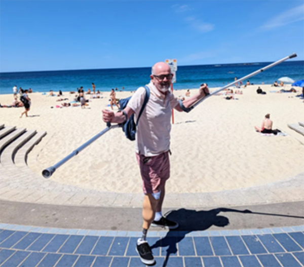 A small cut with big consequences for one Sydney man