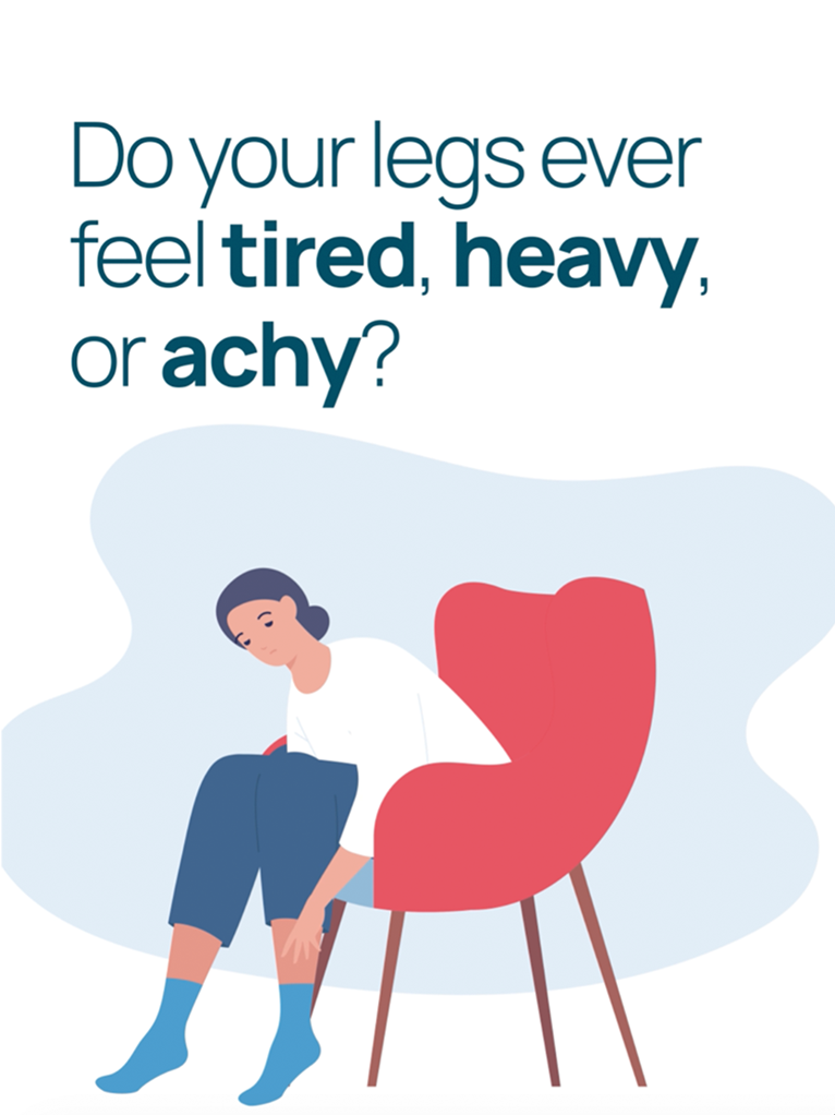 Tired heavy achy legs